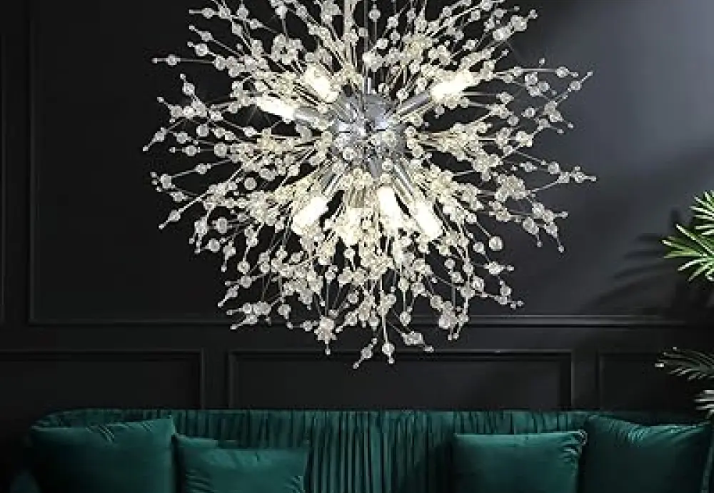 modern globe chandelier