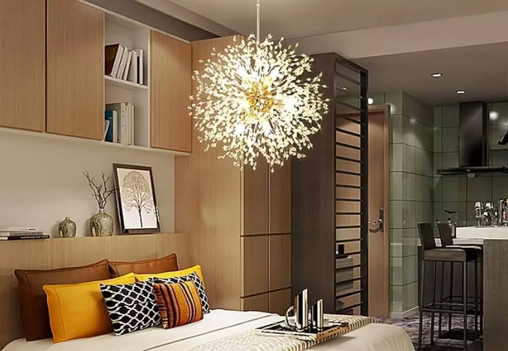 modern globe chandelier